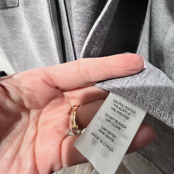 Long duster vest cardigan sleeveless with pockets overcoat - Picture 3 of 5